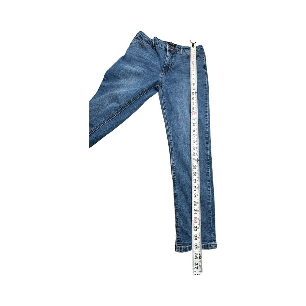 Curve Appeal Jeans Womens 8/29 Blue Skinny Stretch Medium Wash Denim Casual Slim - Picture 6 of 9
